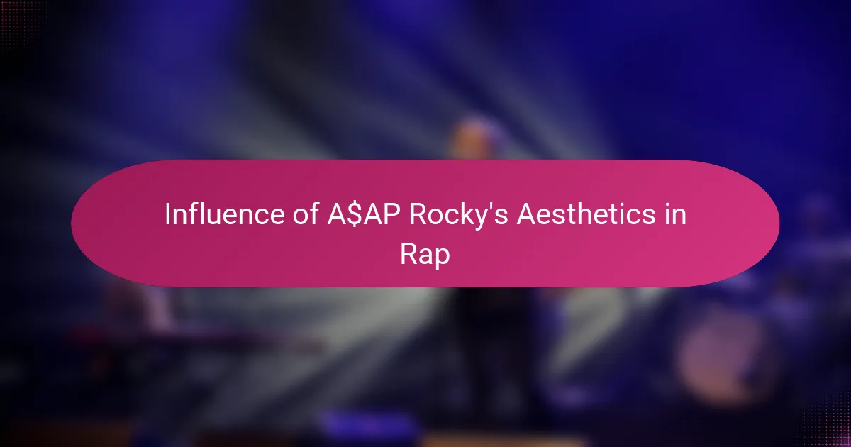 Influence of A$AP Rocky's Aesthetics in Rap