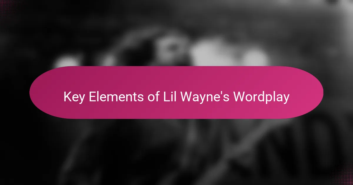 Key Elements of Lil Wayne's Wordplay