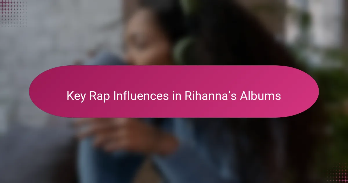 Key Rap Influences in Rihanna’s Albums