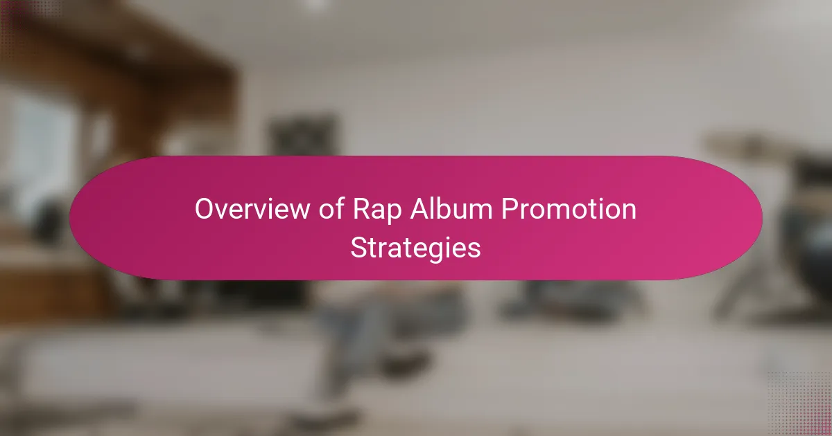 Overview of Rap Album Promotion Strategies
