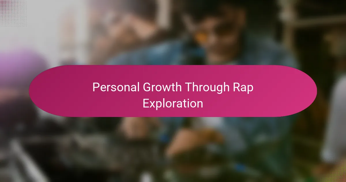 Personal Growth Through Rap Exploration